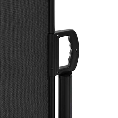 Tenda da Sole Laterale Retrattile Nera 117x300 cm | homemem39