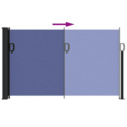 Tenda da Sole Laterale Retrattile Blu 117x300 cm | homemem39