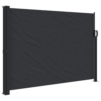 Tenda da Sole Laterale Retrattile Nera 140x300 cm | homemem39