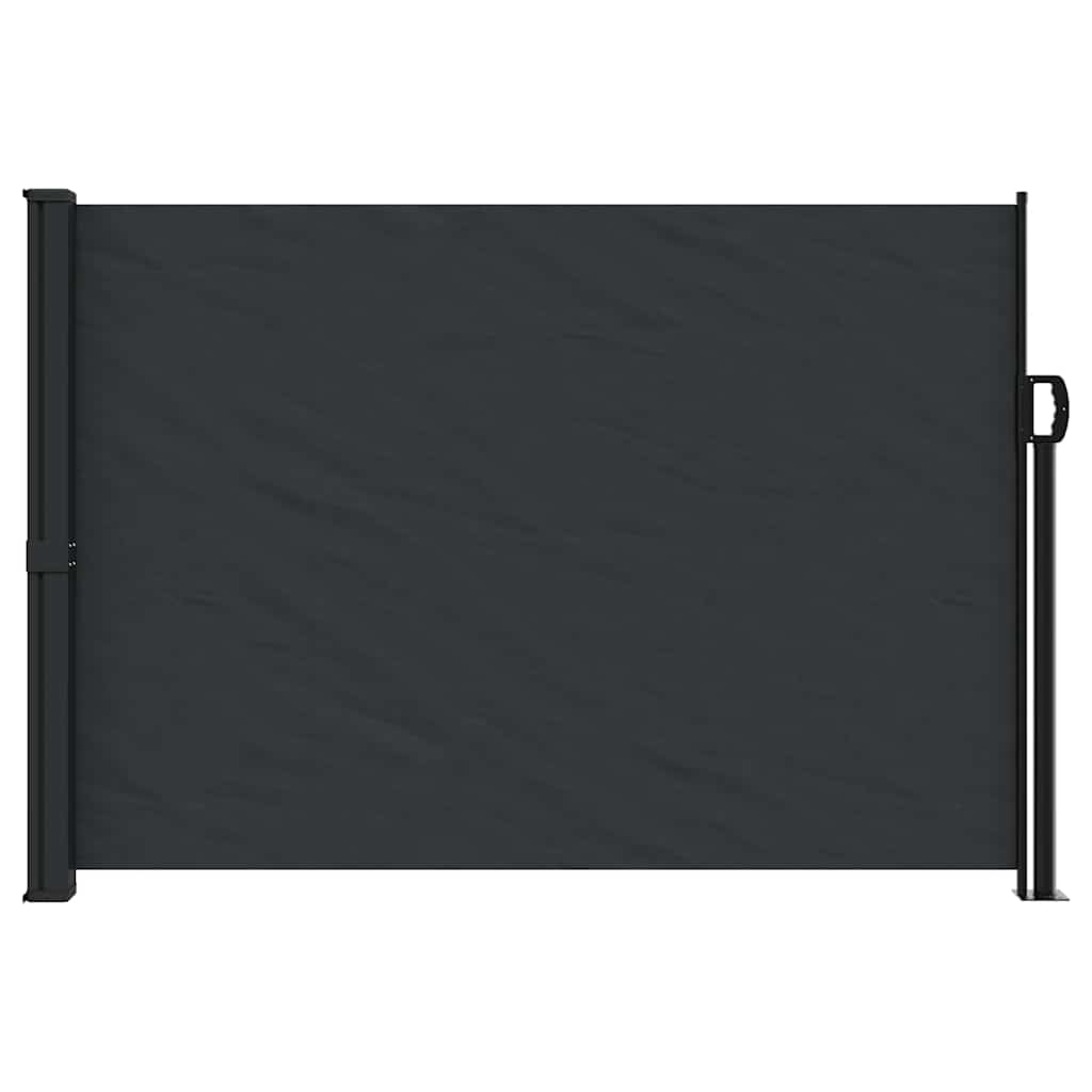 Tenda da Sole Laterale Retrattile Nera 140x300 cm | homemem39