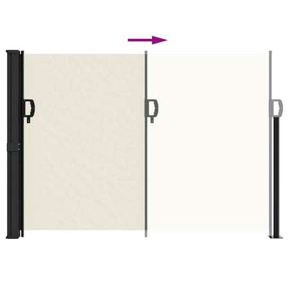 Tenda da Sole Laterale Retrattile Crema 140x300 cm | homemem39