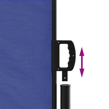 Tenda da Sole Laterale Retrattile Blu 140x300 cm - homemem39