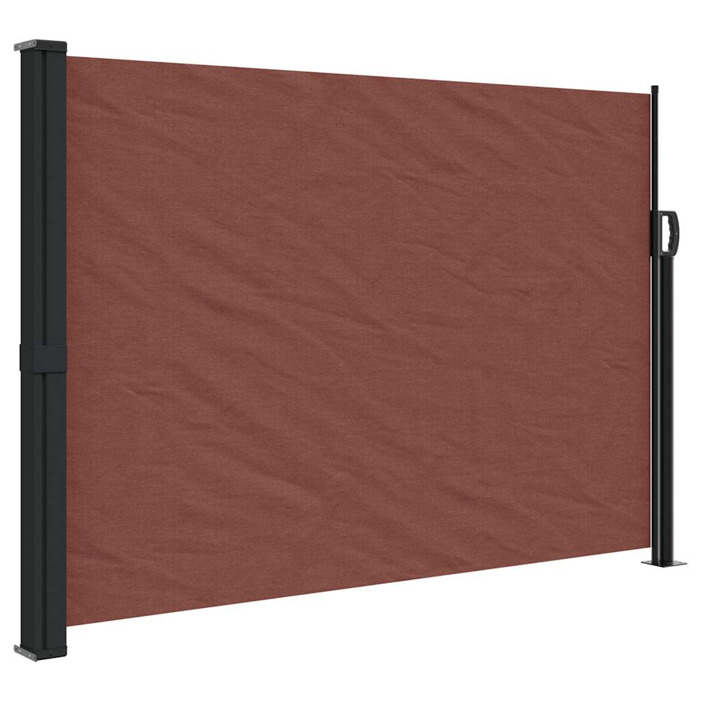 Tenda da Sole Laterale Retrattile Marrone 140x300 cm