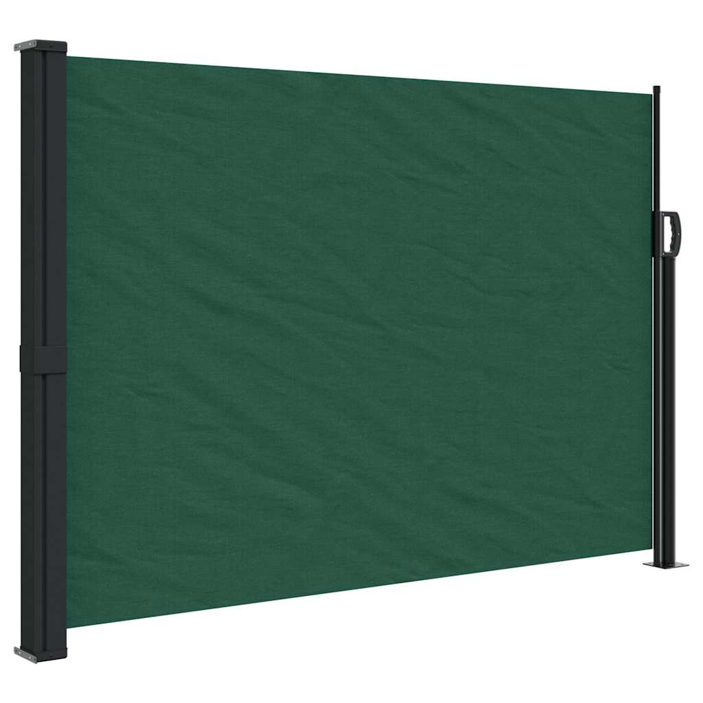 Tenda da Sole Laterale Retrattile Verde Scuro 140x300 cm | homemem39