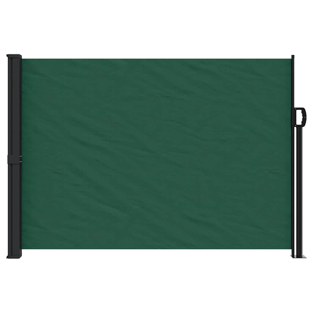Tenda da Sole Laterale Retrattile Verde Scuro 140x300 cm | homemem39