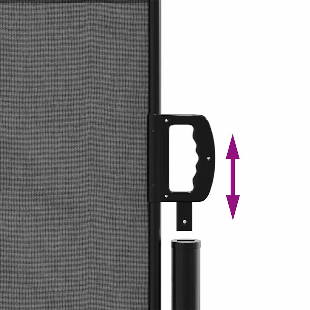 Tenda da sole laterale retrattile antracite 140x300 cm | homemem39
