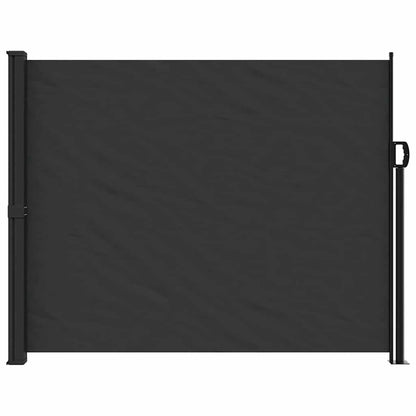 Tenda da Sole Laterale Retrattile Nera 160x300 cm | homemem39