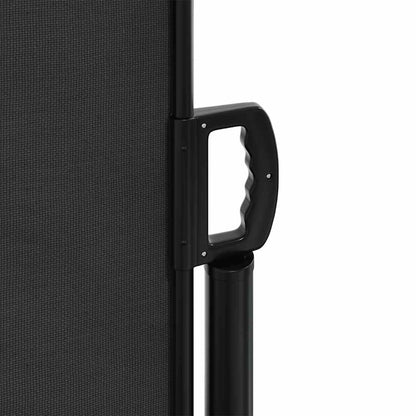 Tenda da Sole Laterale Retrattile Nera 160x300 cm | homemem39