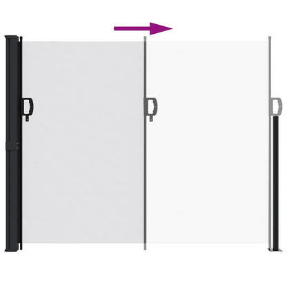 Tenda da Sole Laterale Retrattile Bianco 160x300 cm | homemem39