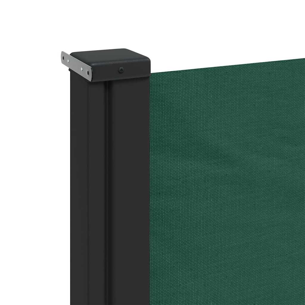 Tenda da Sole Laterale Retrattile Verde Scuro 160x300 cm | homemem39