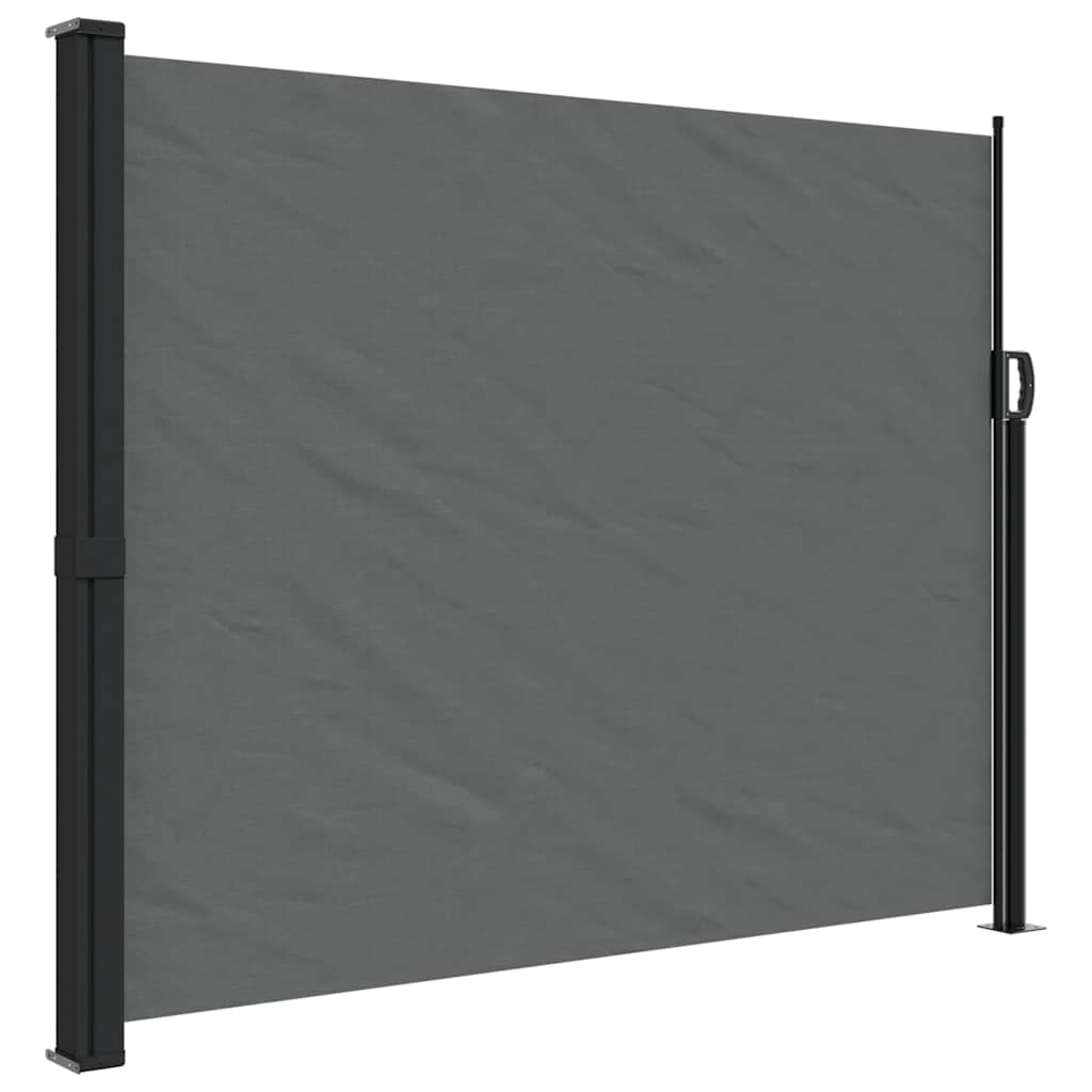 Tenda da sole laterale retrattile antracite 160x300 cm | homemem39