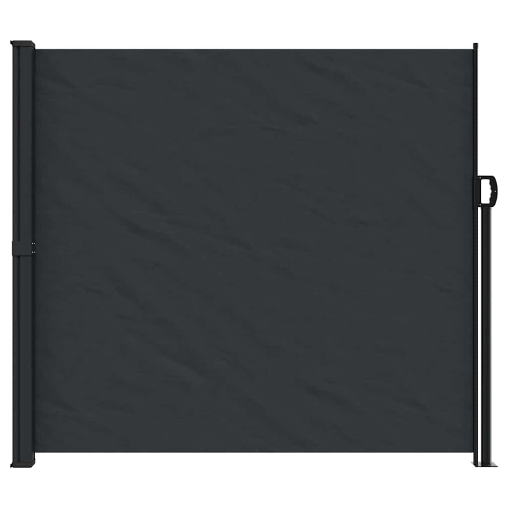 Tenda da Sole Laterale Retrattile Nera 180x300 cm | homemem39