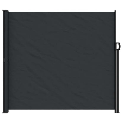 Tenda da Sole Laterale Retrattile Nera 180x300 cm | homemem39