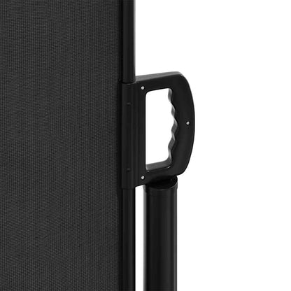 Tenda da Sole Laterale Retrattile Nera 180x300 cm | homemem39