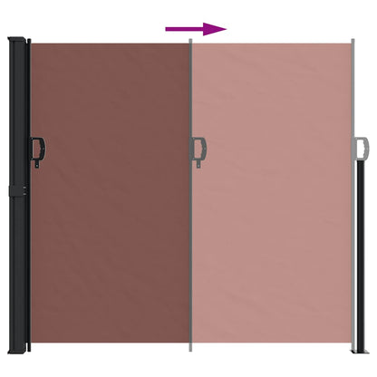 Tenda da Sole Laterale Retrattile Marrone 180x300 cm | homemem39