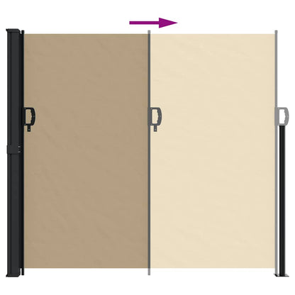 Tenda da Sole Laterale Retrattile Beige 180x300 cm | homemem39