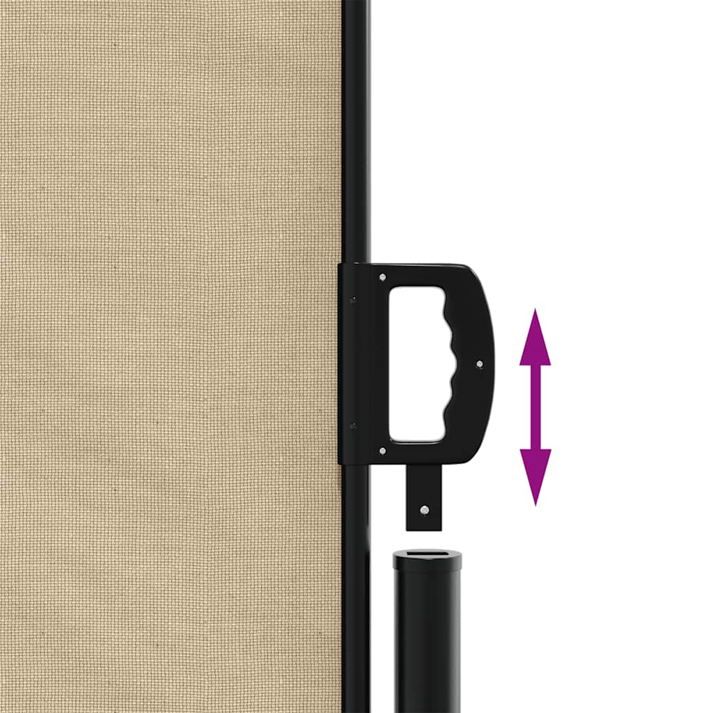 Tenda da Sole Laterale Retrattile Beige 180x300 cm | homemem39