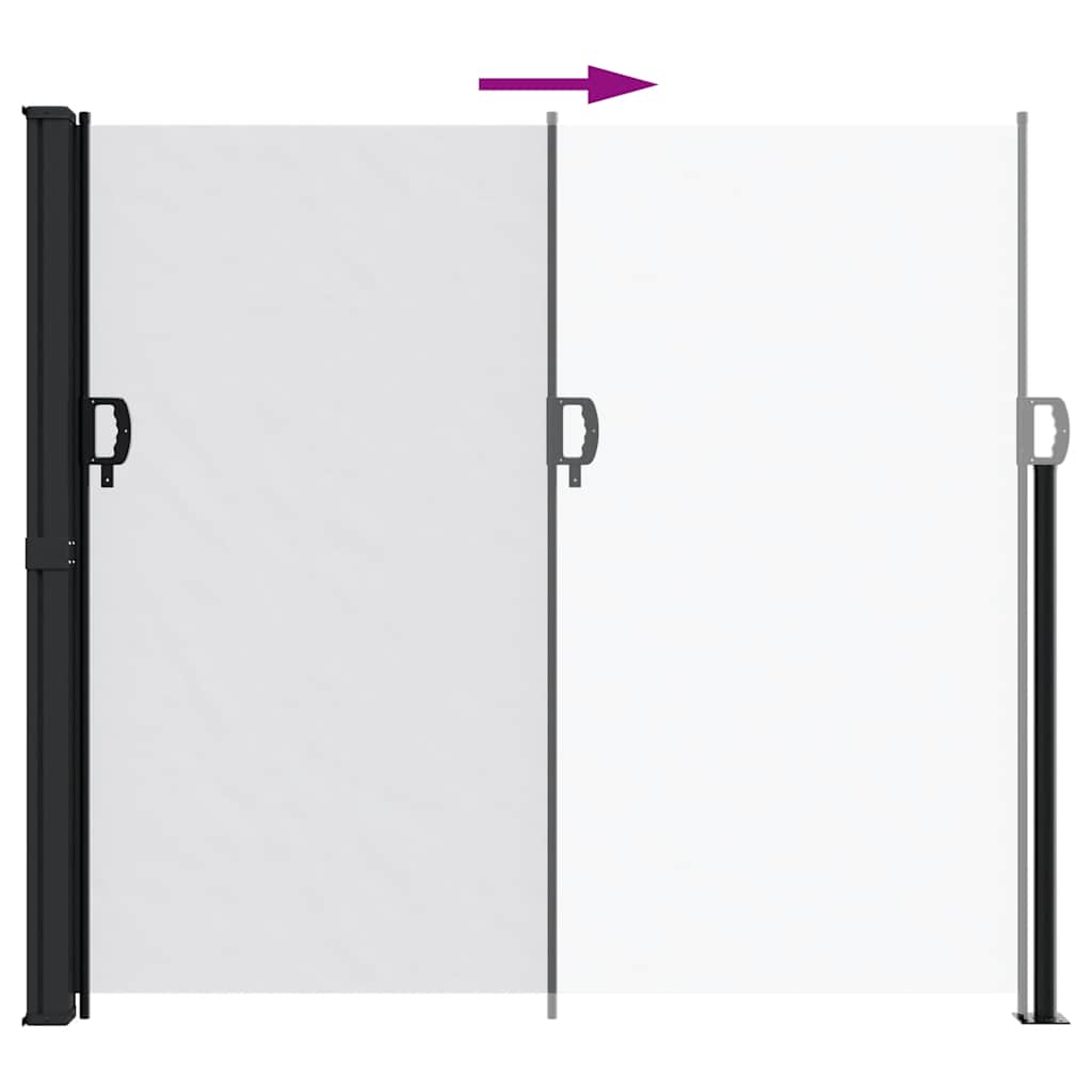 Tenda da Sole Laterale Retrattile Bianco 180x300 cm | homemem39