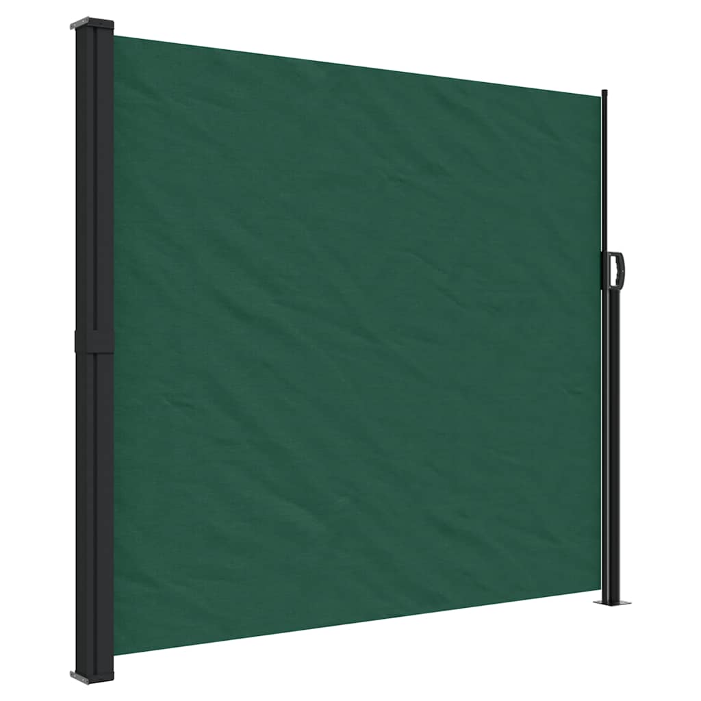Tenda da Sole Laterale Retrattile Verde Scuro 180x300 cm | homemem39