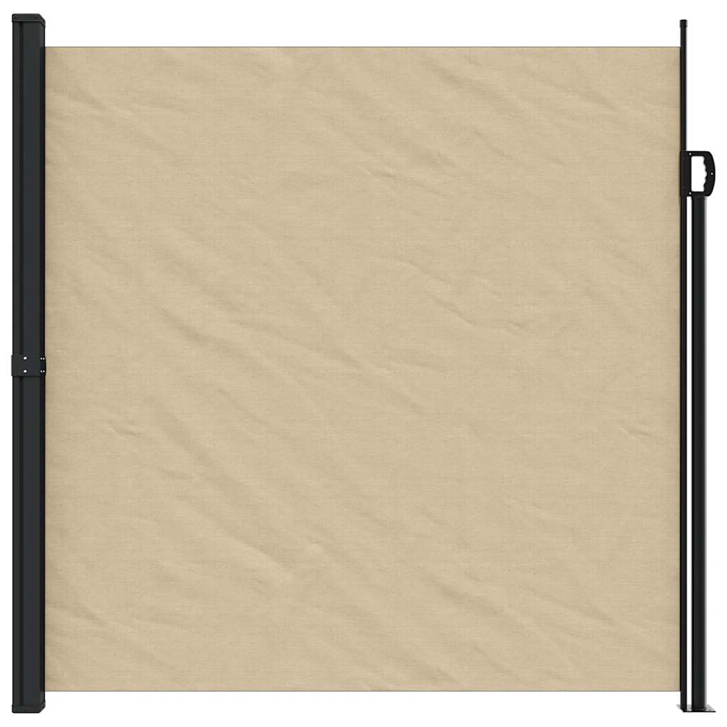 Tenda da Sole Laterale Retrattile Beige 200x300 cm | homemem39
