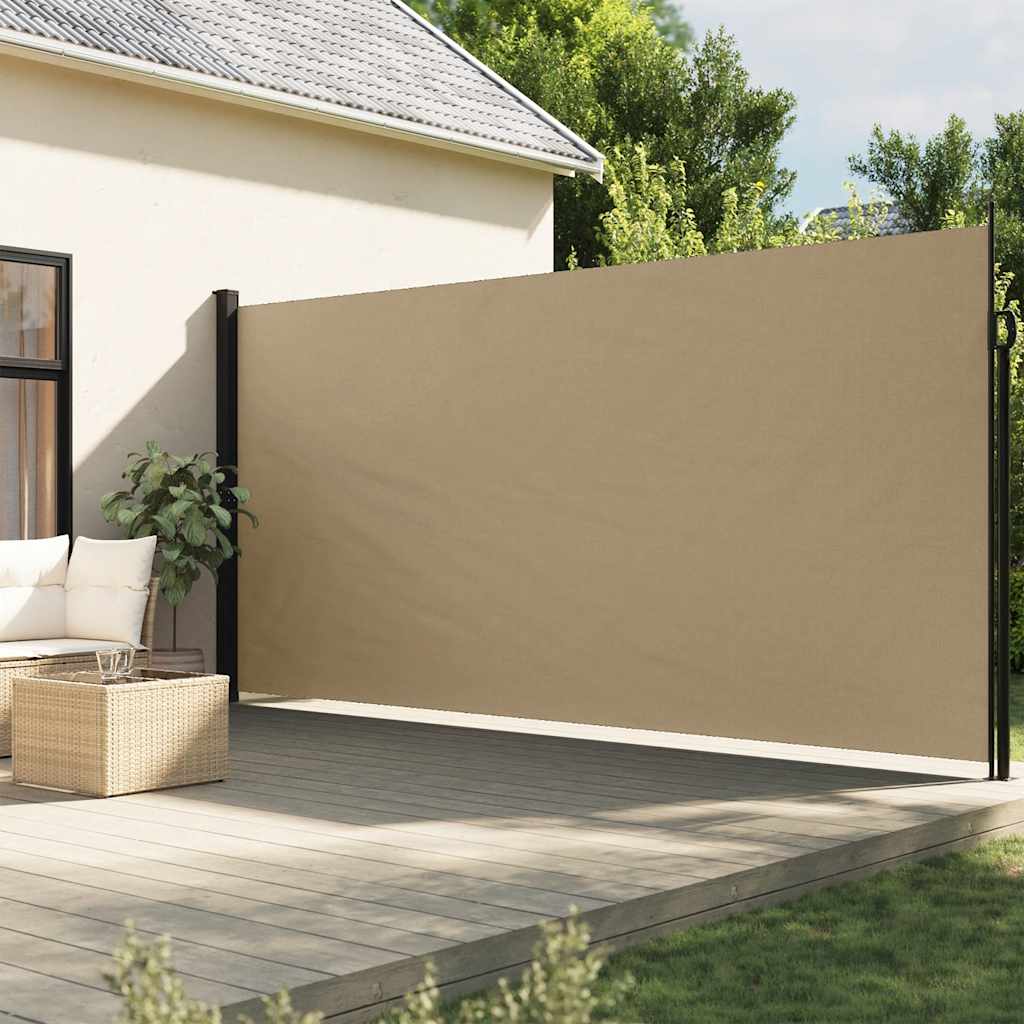 Tenda da Sole Laterale Retrattile Beige 200x300 cm | homemem39