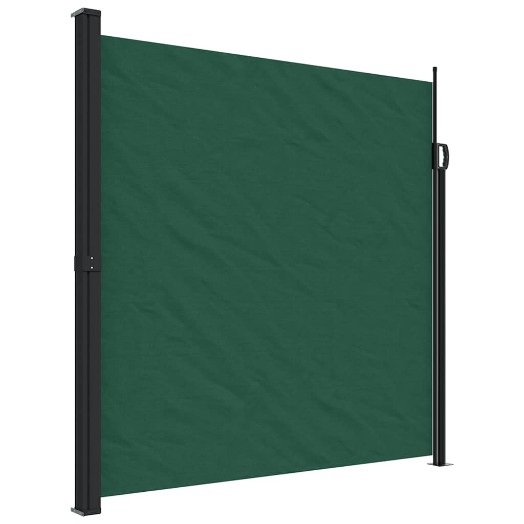Tenda da Sole Laterale Retrattile Verde Scuro 200x300 cm | homemem39