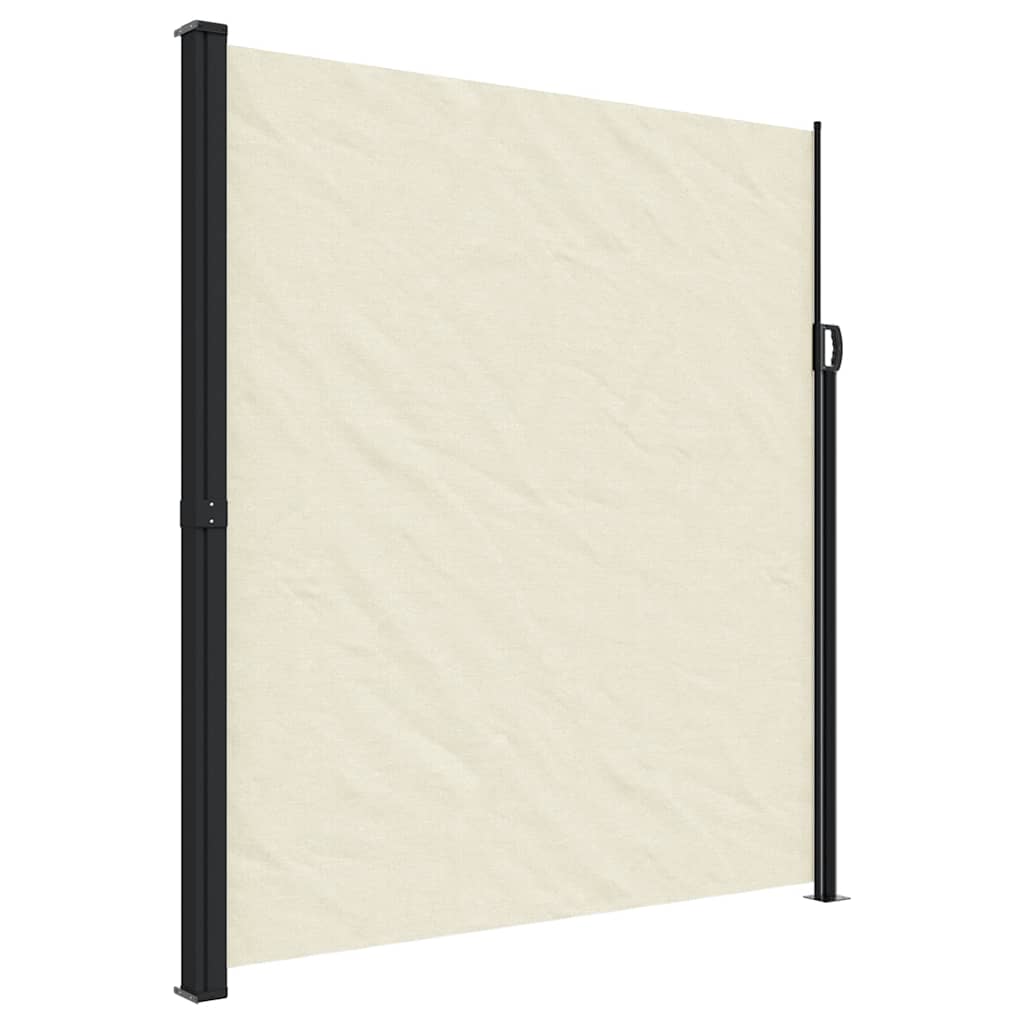 Tenda da Sole Laterale Retrattile Crema 220x300 cm | homemem39