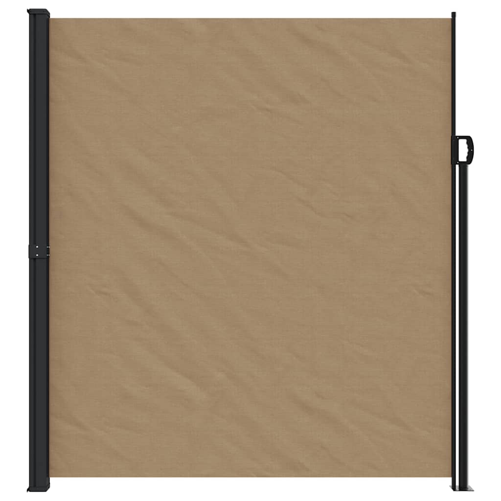 Tenda da Sole Laterale Retrattile Tortora 220x300 cm | homemem39