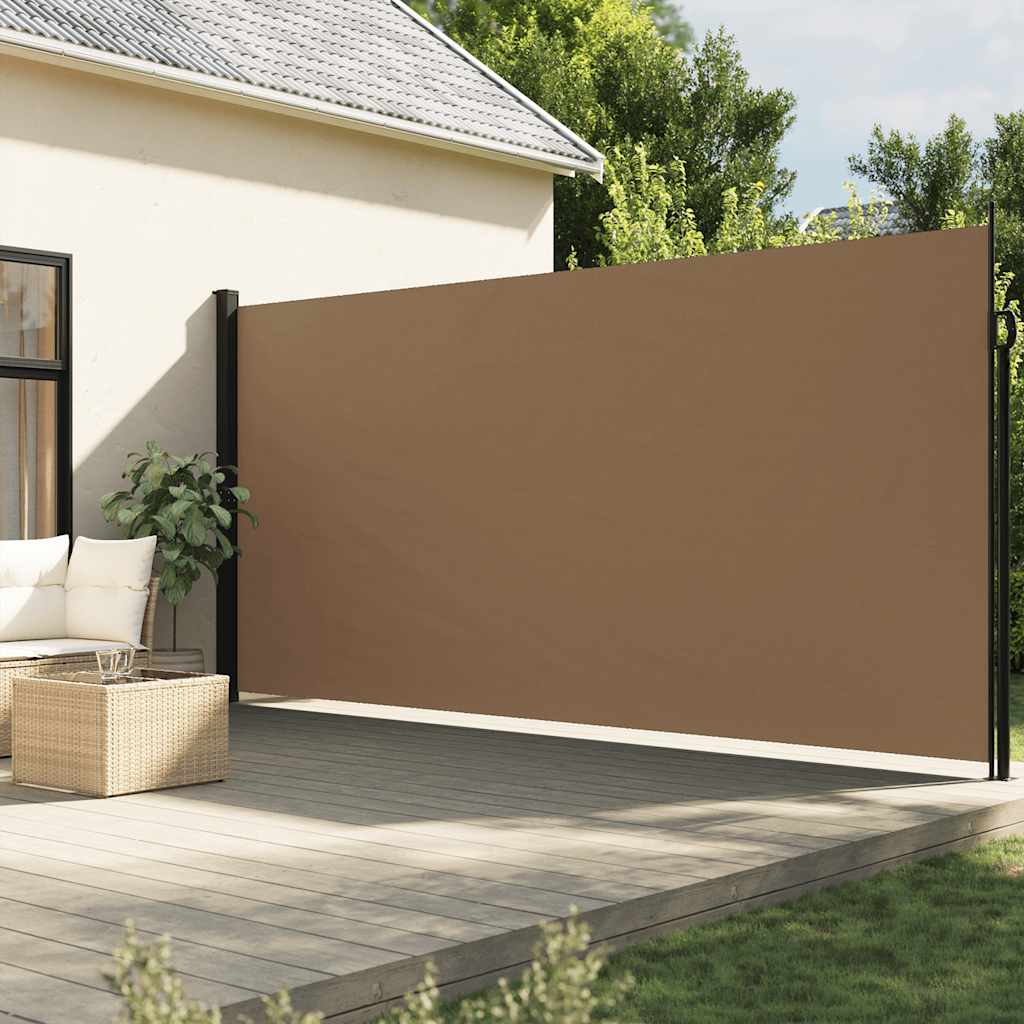 Tenda da Sole Laterale Retrattile Tortora 220x300 cm | homemem39