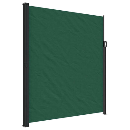 Tenda da Sole Laterale Retrattile Verde Scuro 220x300 cm | homemem39