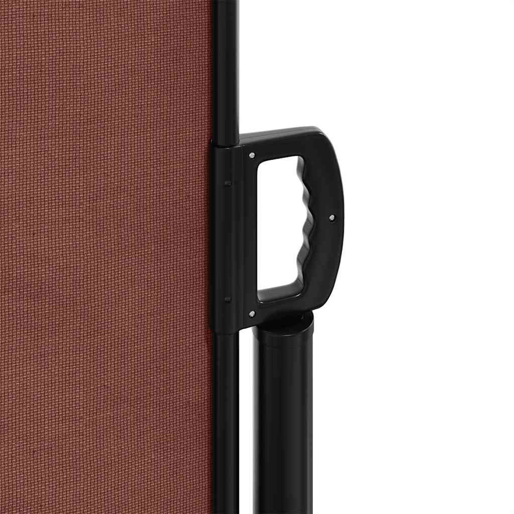 Tenda da Sole Laterale Retrattile Marrone 100x500 cm | homemem39