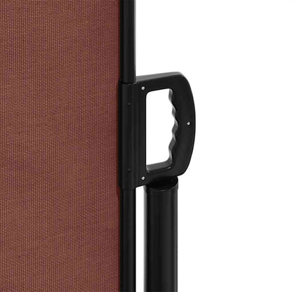 Tenda da Sole Laterale Retrattile Marrone 100x500 cm | homemem39