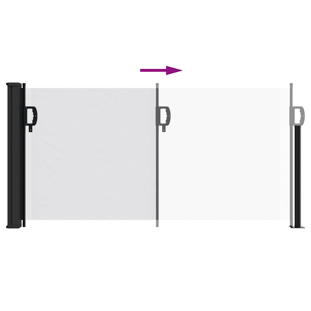 Tenda da Sole Laterale Retrattile Bianco 100x500 cm | homemem39