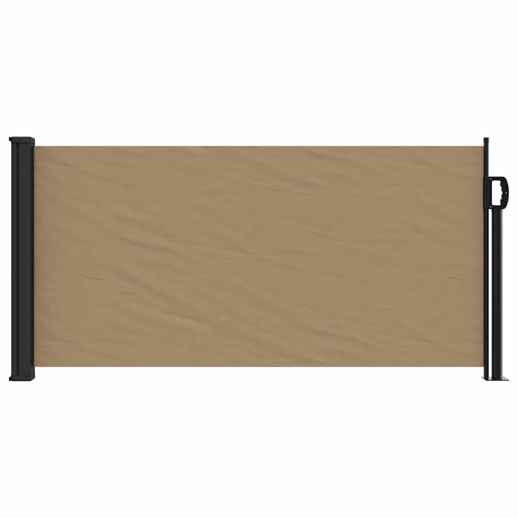 Tenda da Sole Laterale Retrattile Tortora 100x500 cm | homemem39