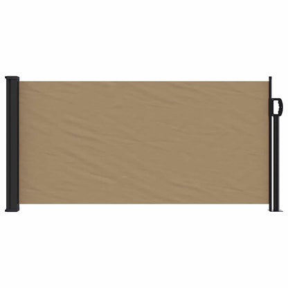 Tenda da Sole Laterale Retrattile Tortora 100x500 cm | homemem39