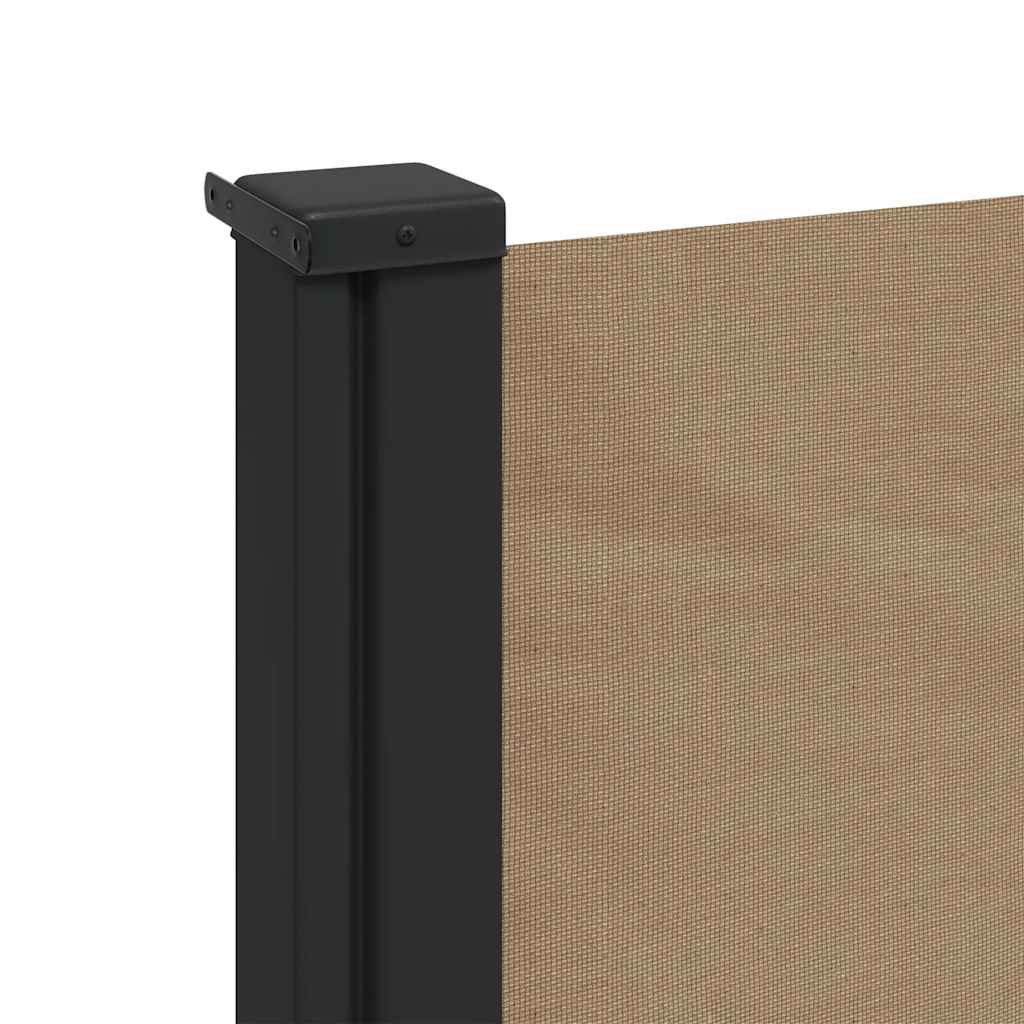 Tenda da Sole Laterale Retrattile Tortora 100x500 cm | homemem39
