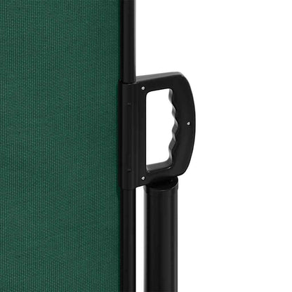 Tenda da Sole Laterale Retrattile Verde Scuro 100x500 cm | homemem39