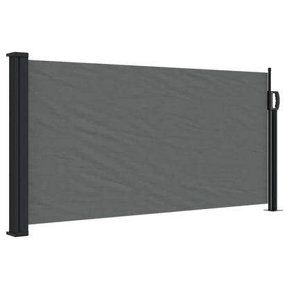 Tenda da sole laterale retrattile antracite 100x500 cm | homemem39