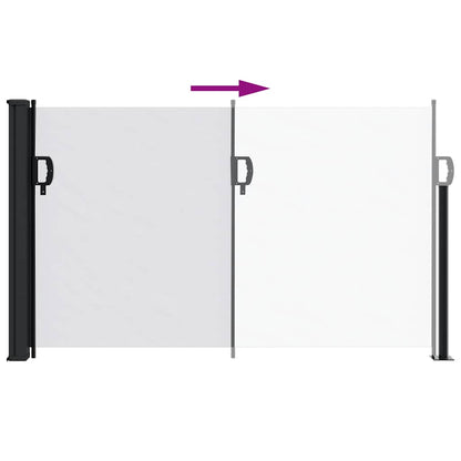 Tenda da Sole Laterale Retrattile Bianco 120x500 cm | homemem39