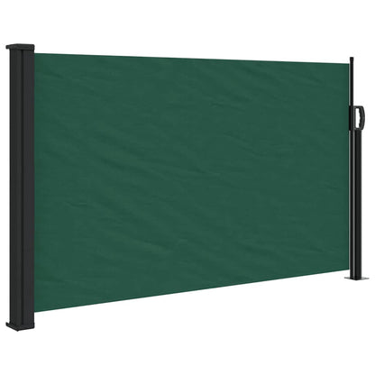 Tenda da Sole Laterale Retrattile Verde Scuro 120x500 cm | homemem39