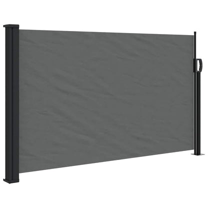 Tenda da sole laterale retrattile antracite 120x500 cm | homemem39