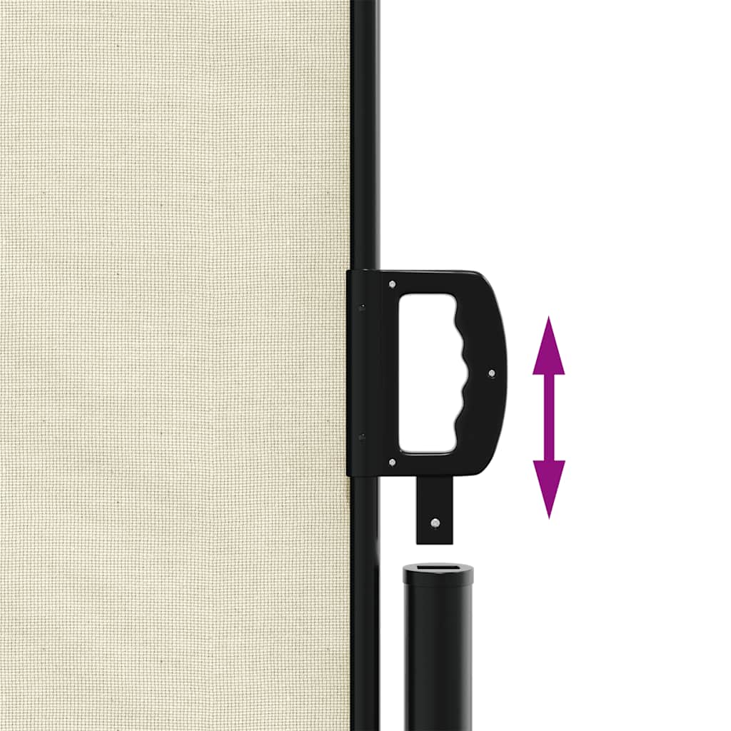 Tenda da Sole Laterale Retrattile Crema 140x500 cm | homemem39