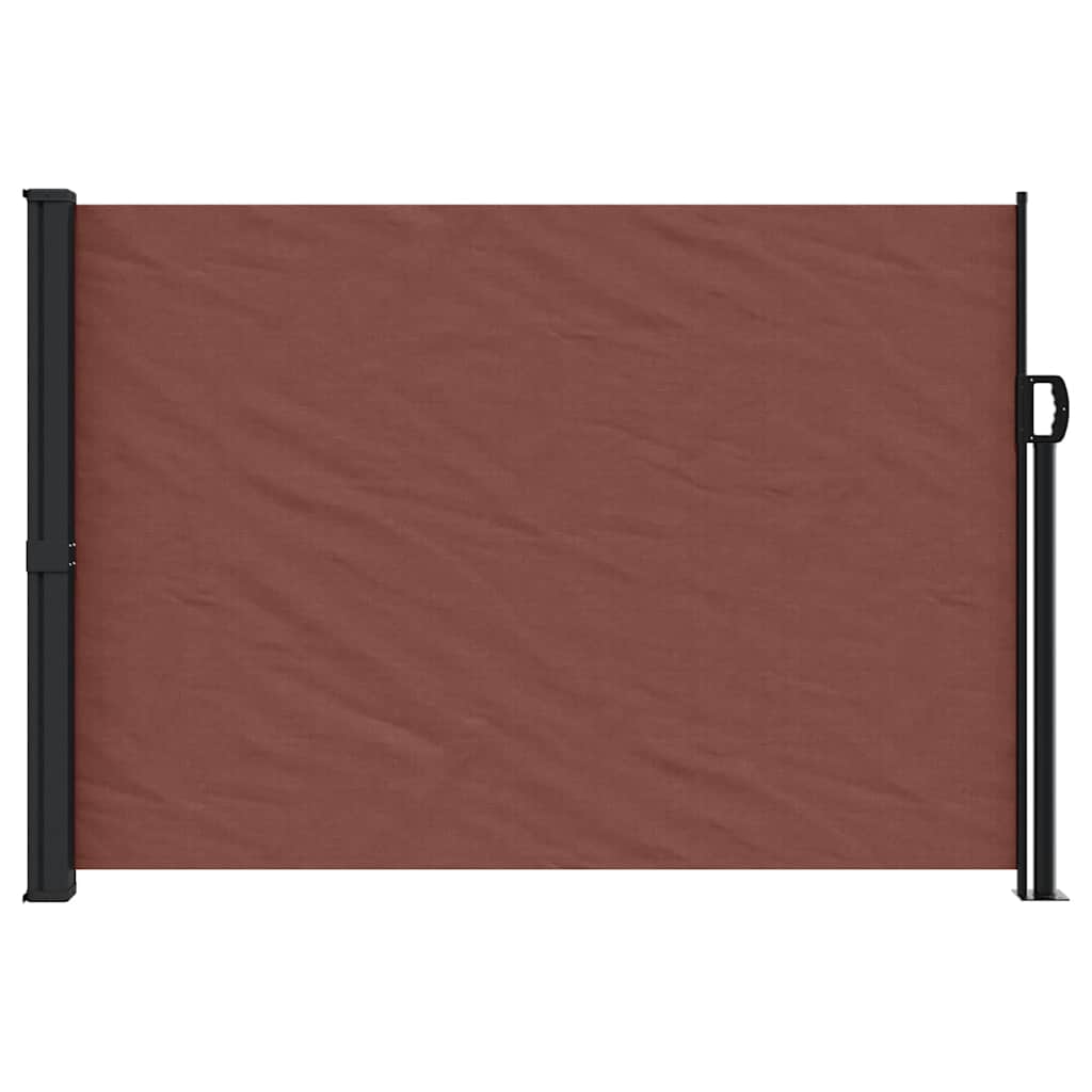 Tenda da Sole Laterale Retrattile Marrone 140x500 cm | homemem39