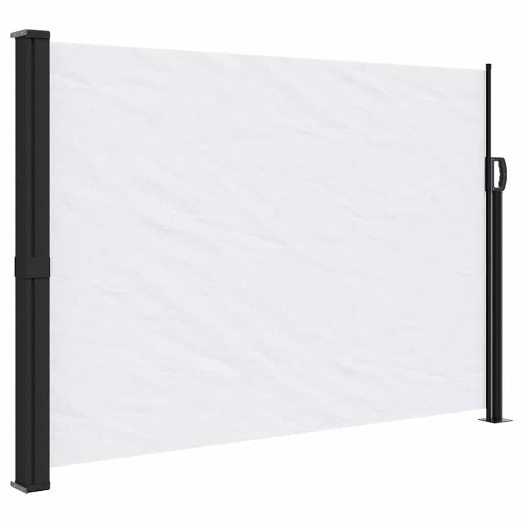 Tenda da Sole Laterale Retrattile Bianco 140x500 cm | homemem39