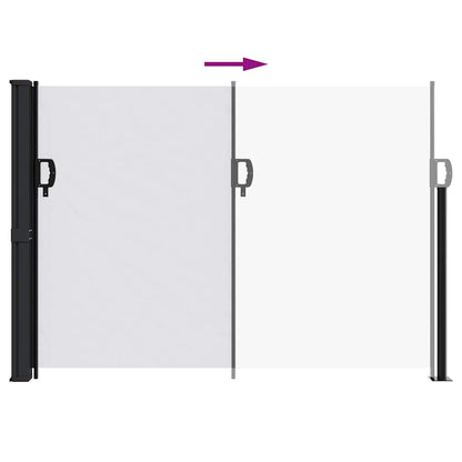Tenda da Sole Laterale Retrattile Bianco 140x500 cm | homemem39