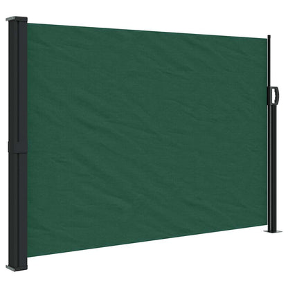Tenda da Sole Laterale Retrattile Verde Scuro 140x500 cm | homemem39