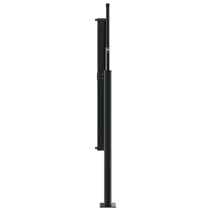 Tenda da sole laterale retrattile antracite 140x500 cm | homemem39