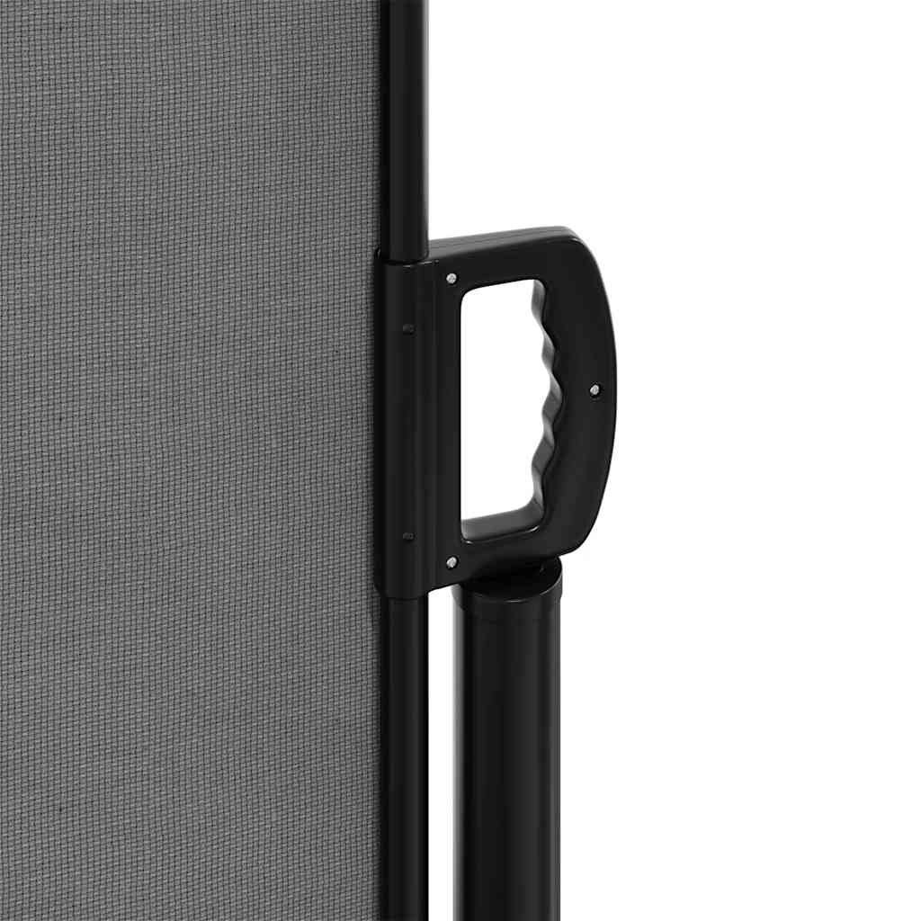 Tenda da sole laterale retrattile antracite 140x500 cm | homemem39