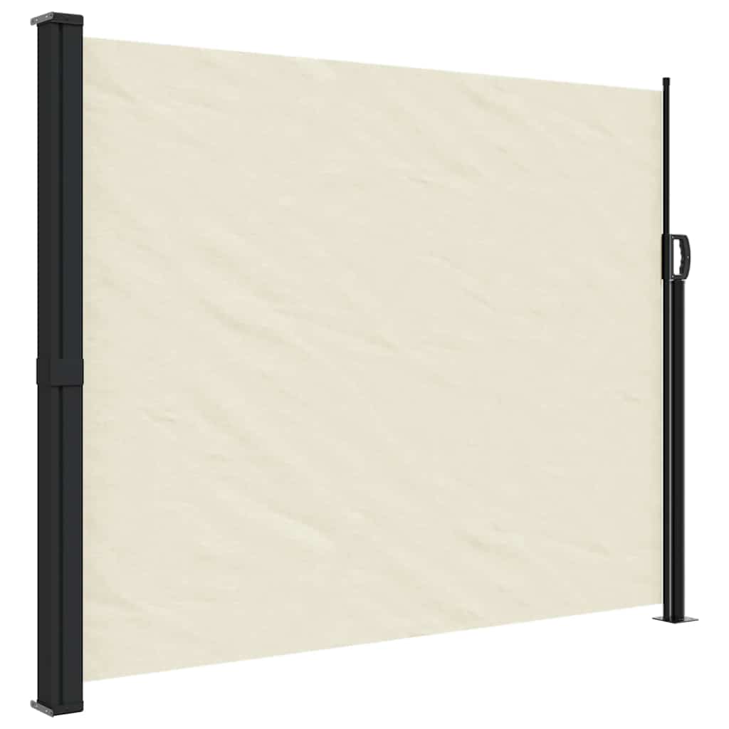 Tenda da Sole Laterale Retrattile Crema 160x500 cm | homemem39
