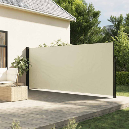 Tenda da Sole Laterale Retrattile Crema 160x500 cm | homemem39